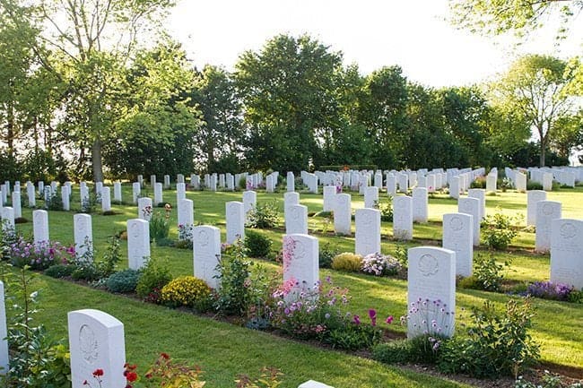 the Bény-sur-Mer Canadian War Cemetery