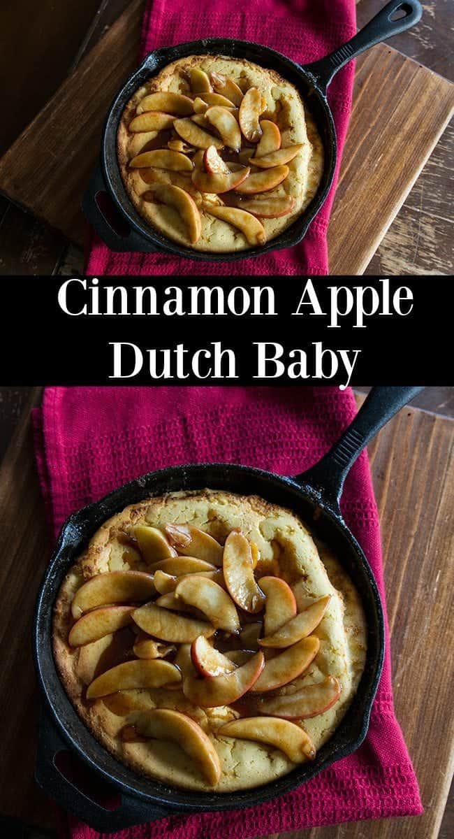 Cinnamon Apple Dutch Baby from @kitchenmagpie 