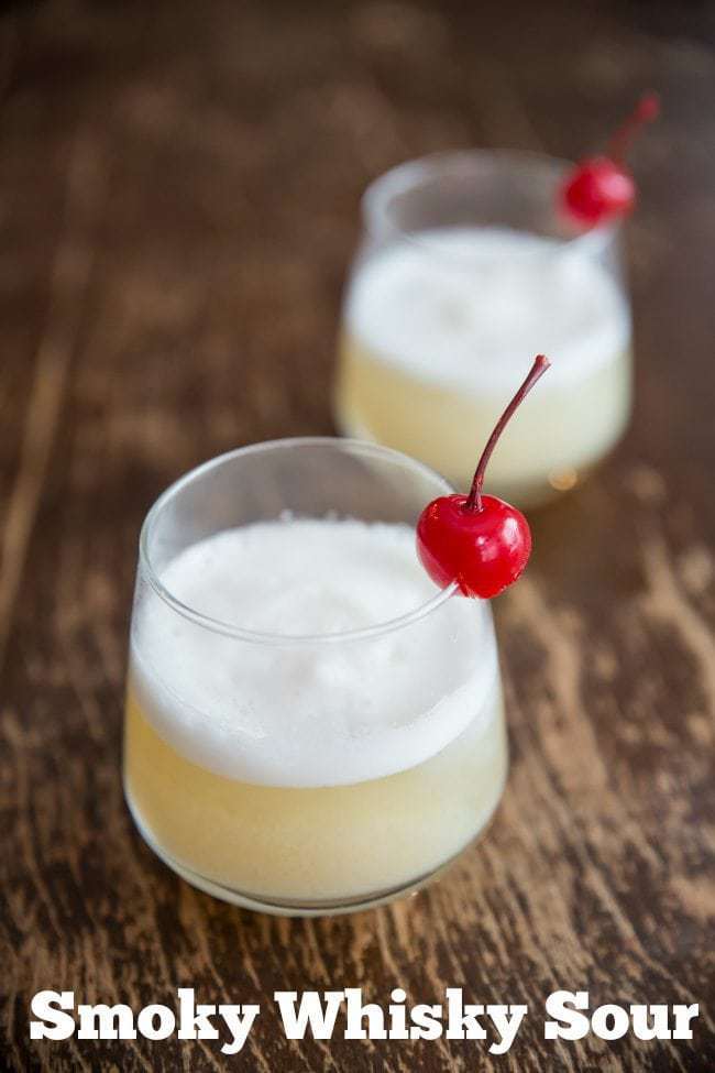 Smoked Honey Whiskey Sour Cocktail Mixer