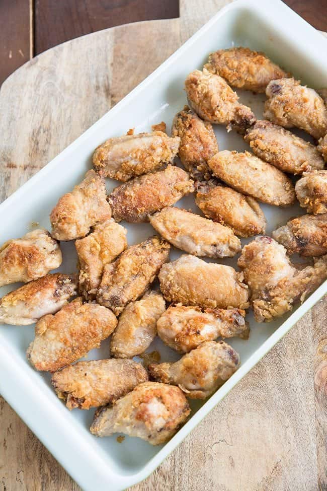 Japanese Chicken Wings with garlic powder mix