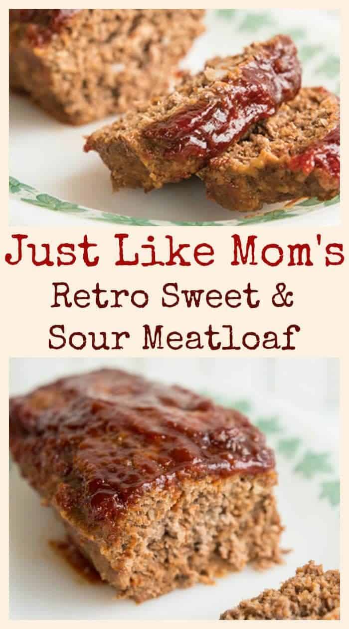 Sweet and Sour Meatloaf, just like mom used to make! #meatloaf