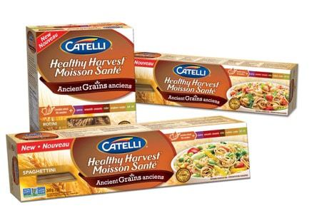 boxes of Catelli Ancient Grains pastas