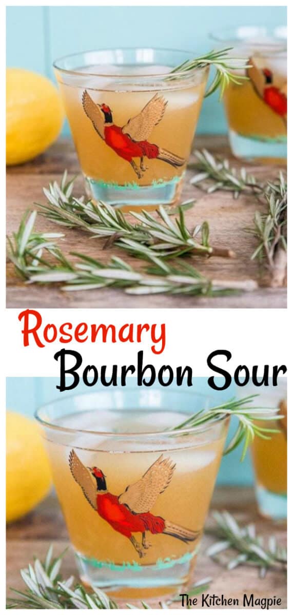 How to Make a Maple Rosemary Bourbon Sour! #rosemary #bourbon #cocktail