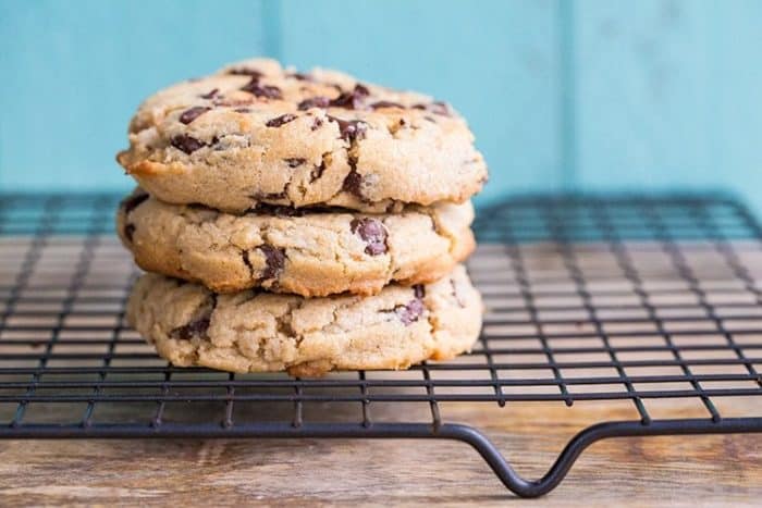 Thick & Chewy Peanut Butter Chocolate Chip Cookies