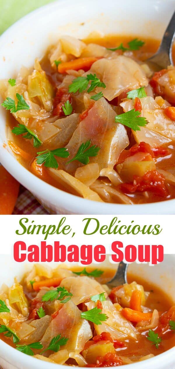 Homemade Cabbage Soup / Slow Cooker Cabbage Soup - Spend With Pennies ...