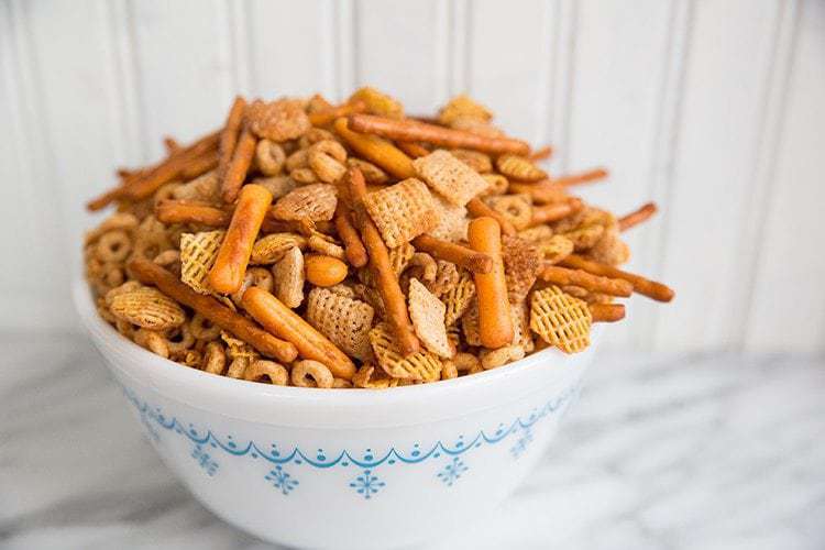Classic Homemade Nuts And Bolts Recipe The Kitchen Magpie