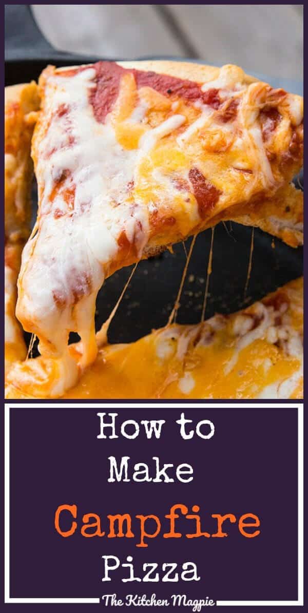  How to Make Campfire Pizza, AKA how I keep my sanity while camping with children that are picky eaters! I'm pretty sure that my kids can now get their own apartments, because they now know How to Make Campfire Pizza! Freedom, here I come! 