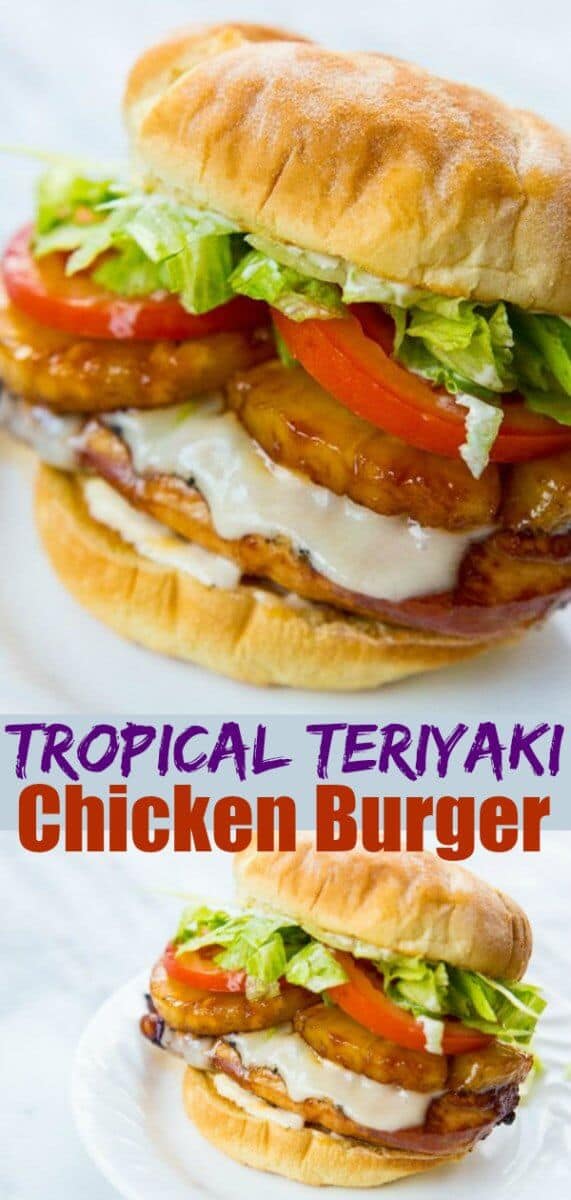 Copy Cat Red Robin's Teriyaki Chicken Burgers from @kitchenmagie. Who here loves their Red Robin's burgers and is ready for a copycat recipe of one of their most beloved? #burger #BBQ #teriyaki #recipe