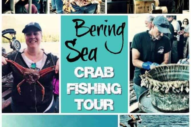 Collage photo from the Bering Sea Crab Fisherman's Tour, Ketchikan, Alaska