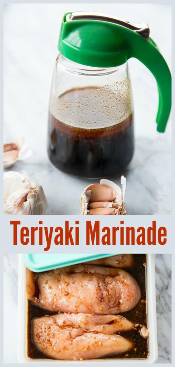 The BEST Teriyaki Marinade Recipe! This marinade recipe has a few ingredients that make this the best Teriyaki marinade! #recipe #grilling #teriyaki