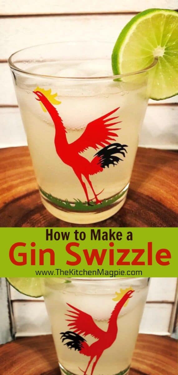 How to Make a Classic Gin Swizzle. #gin #cocktail 