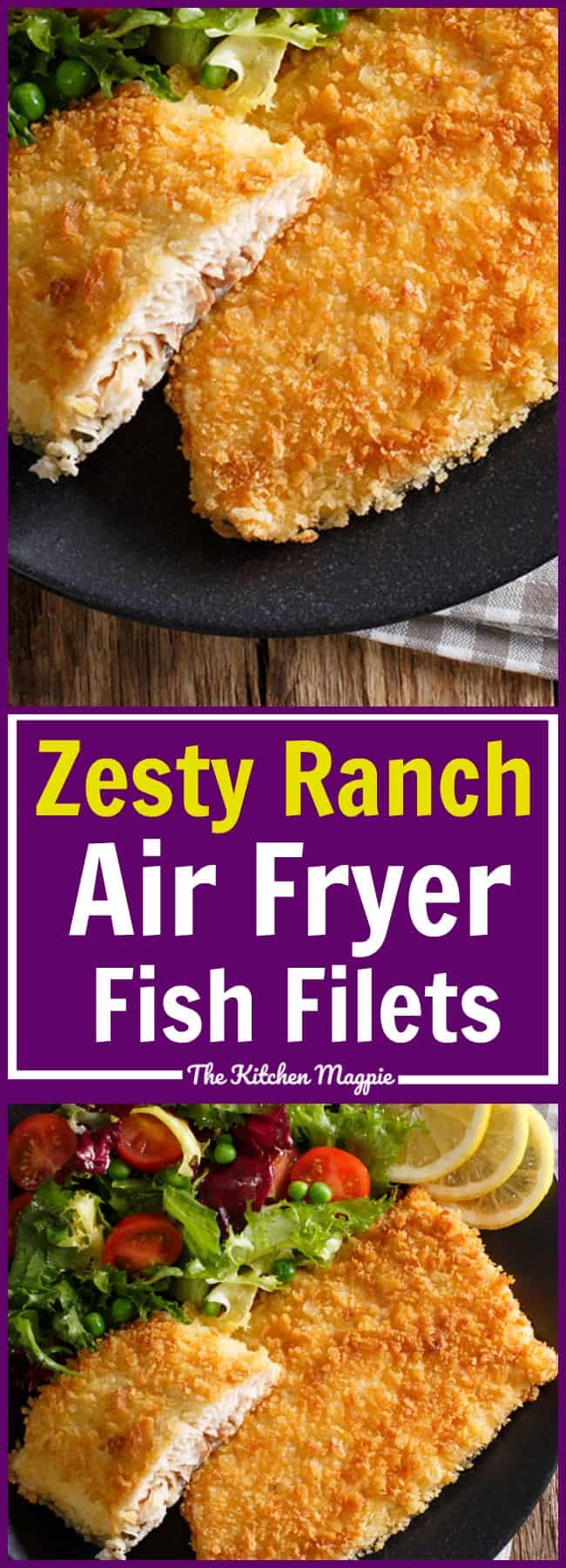 Zesty Ranch Air Fryer Fish Fillets