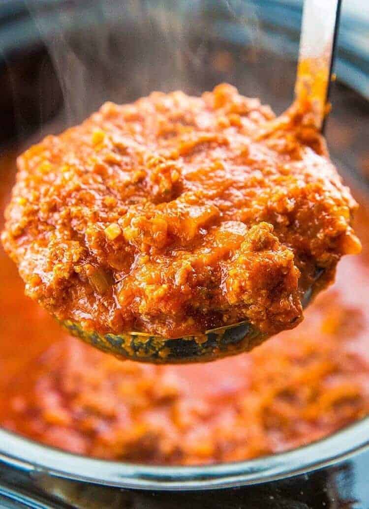 Slow Cooker Bolognese Sauce The Kitchen Magpie