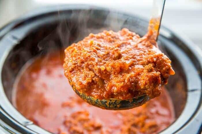 Slow Cooker Bolognese Sauce 