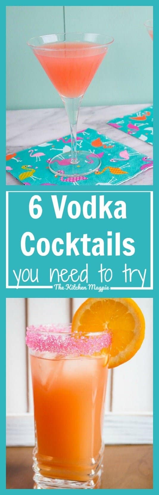 collage of Excellent Vodka Cocktails 