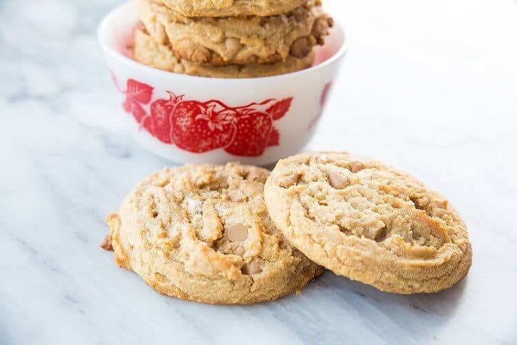 Sea Salt Caramel Thick & Chewy Peanut Butter Cookies The Kitchen Magpie