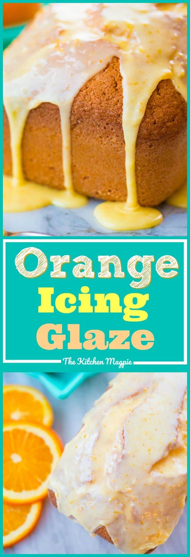 How to Make an Orange Icing Glaze for your cakes, sweet breads, cupcakes and more! It's so simple and easy - and orange is SO under loved when it comes to baking! Well, not anymore! #orange #recipes #baking #dessert #icing 