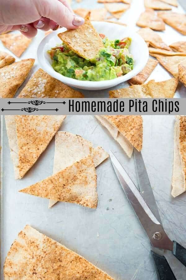 I taught my son How to Make Homemade Pita Chips & I realized that not everyone knows the basics! If my 14 year old son needed to learn this cooking skill, then there are tons of other people that could benefit from knowing it! #homemade #DIY #kitchenhack #cooking #baking #pitachips #snack #healthy #healthysnack #recipe #pita #oliveoil #seasalt 