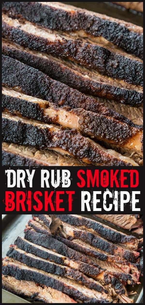 How to Make a Dry Rub Smoked Brisket - This is perfect for a weekend meal and a great way to prepare brisket. #brisket #smokerrecipes #smoker #smokedmeat #smokingmeat #smokedbrisket #bbq #bbqrecipes #recipes #food