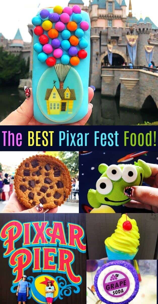 The Best Eats and Treats from Pixar Fest! #disney #disneyland #up #pixar #pixarfest #pixarpier #disneylandfood #disneyfood 