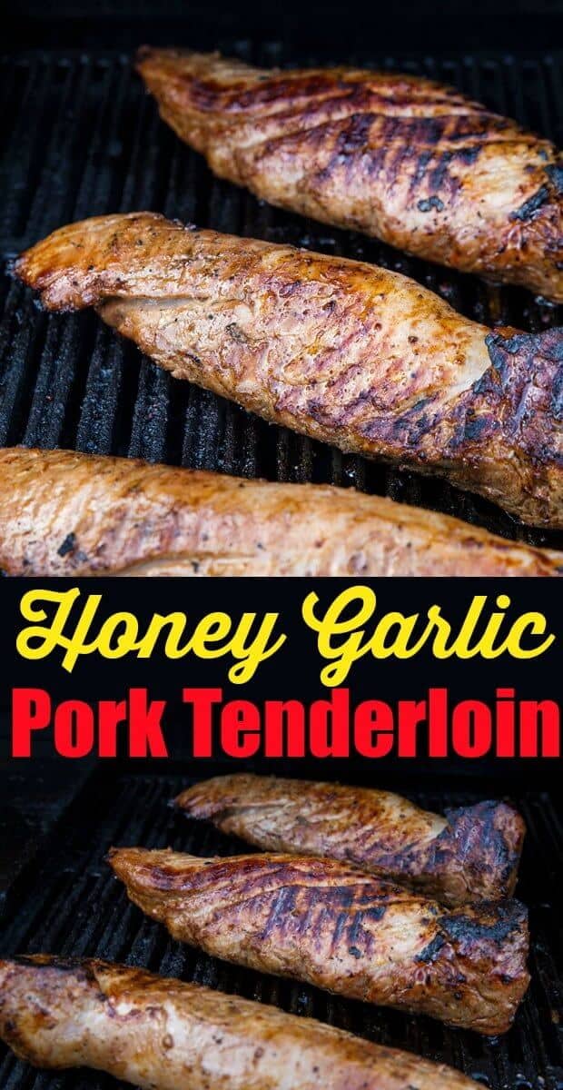 This Honey Garlic Pork Tenderloin Marinade made the juiciest, most tender pork tenderloin I have ever barbecued up in my life! Marinate the pork tenderloin all day ( or overnight) to really saturate the tenderloin with flavour and you will taste it for yourself!  #pork #tenderloin #porktenderloin #bbq #oven #dinner #marinade #meat #meatmarinade #honeygarlic #sauce #garlic #honey #barbecue