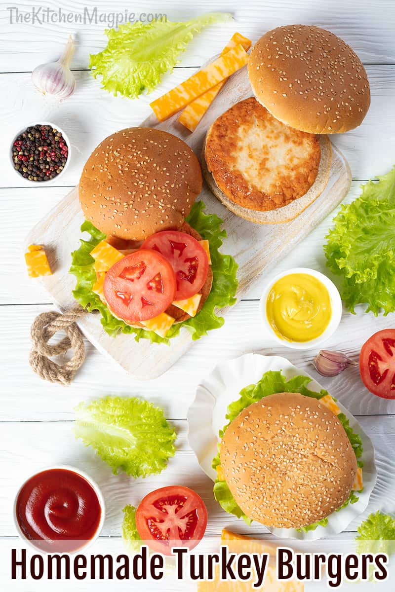 Tired of dried out, falling apart turkey burgers? Then this flavor packed, healthy, sticks-together-and-doesn't-fall-apart turkey burger is the one for you!