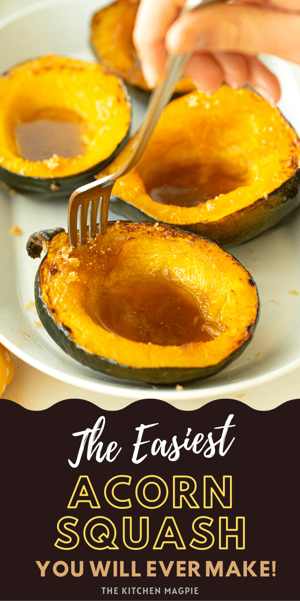 Acorn squash is roasted in the oven then topped with butter and brown sugar for the perfect squash side dish! This acorn squash recipe is so fast, easy, and healthy. Acorn squash is cheap and abundant in the autumn, so here's an easy recipe to show you how to cook acorn squash. 