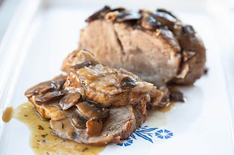 Pork Butt Roast/Boston Butt Roast with Mushroom Gravy