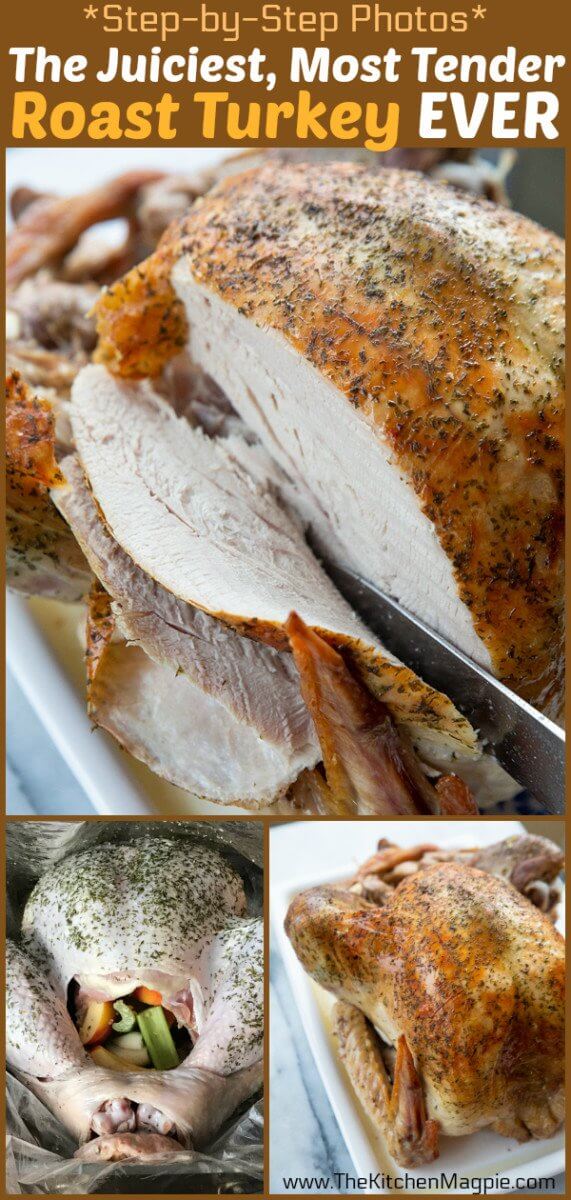 I recently learned How to Cook the Juiciest, Most Tender Oven Roast Turkey EVER - and it has changed the way I am going to cook my turkeys from now on! #turkey #christmas #thanksgiving #roastturkey
