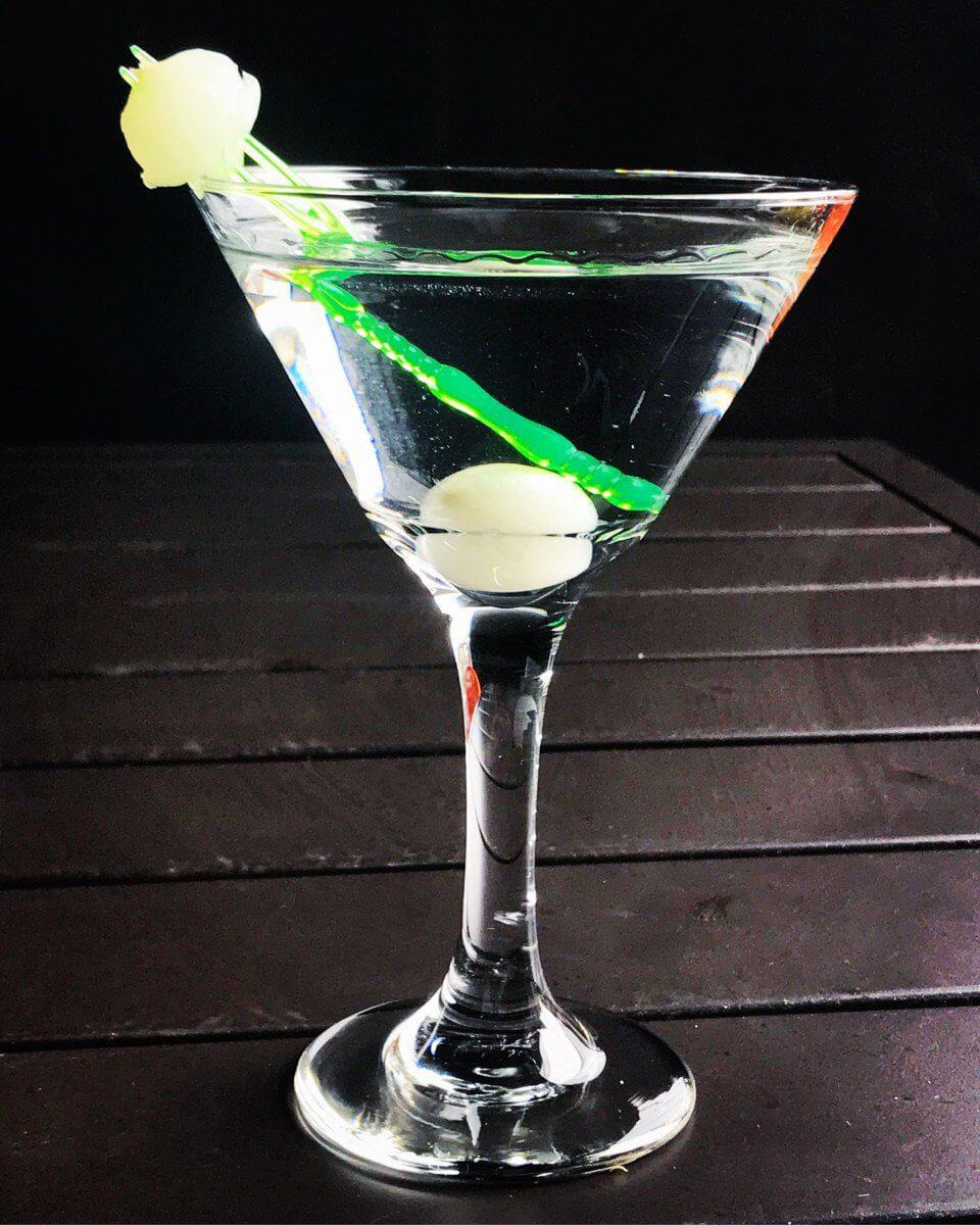 Gibson Cocktail in a martini glass