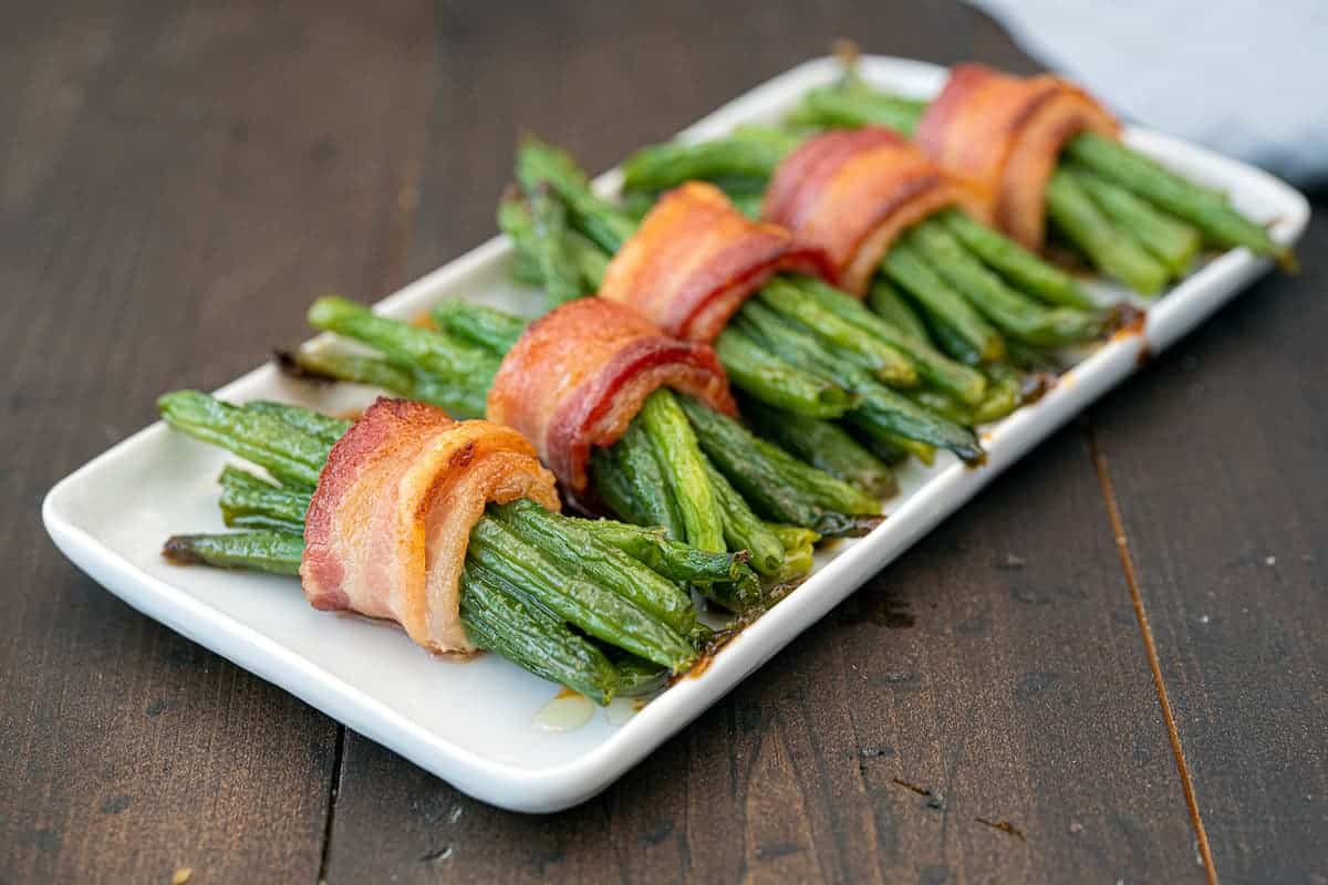 Bacon Wrapped Green Bean Bundles