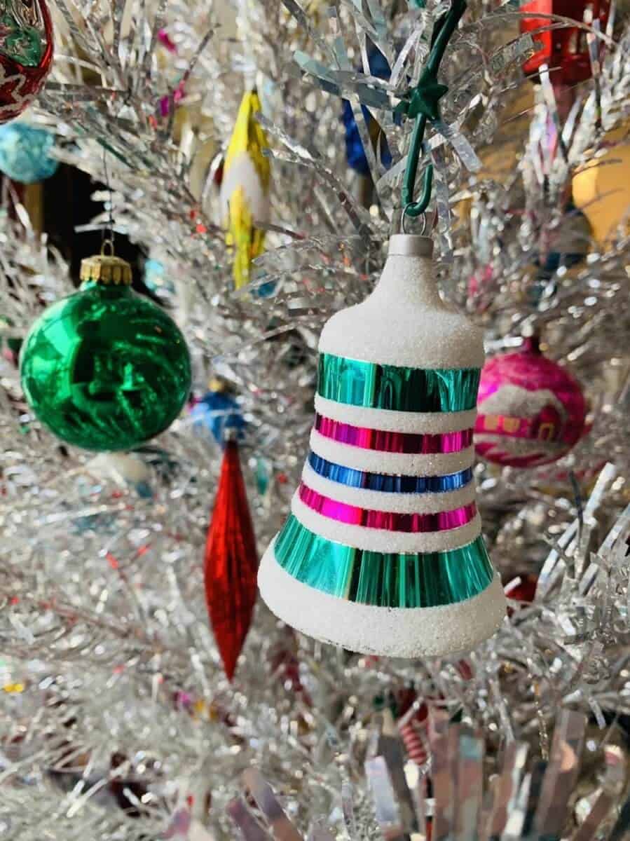 retro bell ornament