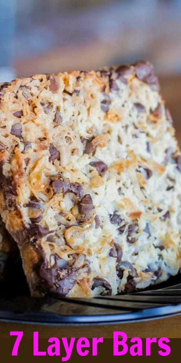 You can't go wrong with a classic seven layer bar recipe! Perfect for the holidays or just when you have a sweet tooth! #recipe #dessert #christmas #chocolate #coconut