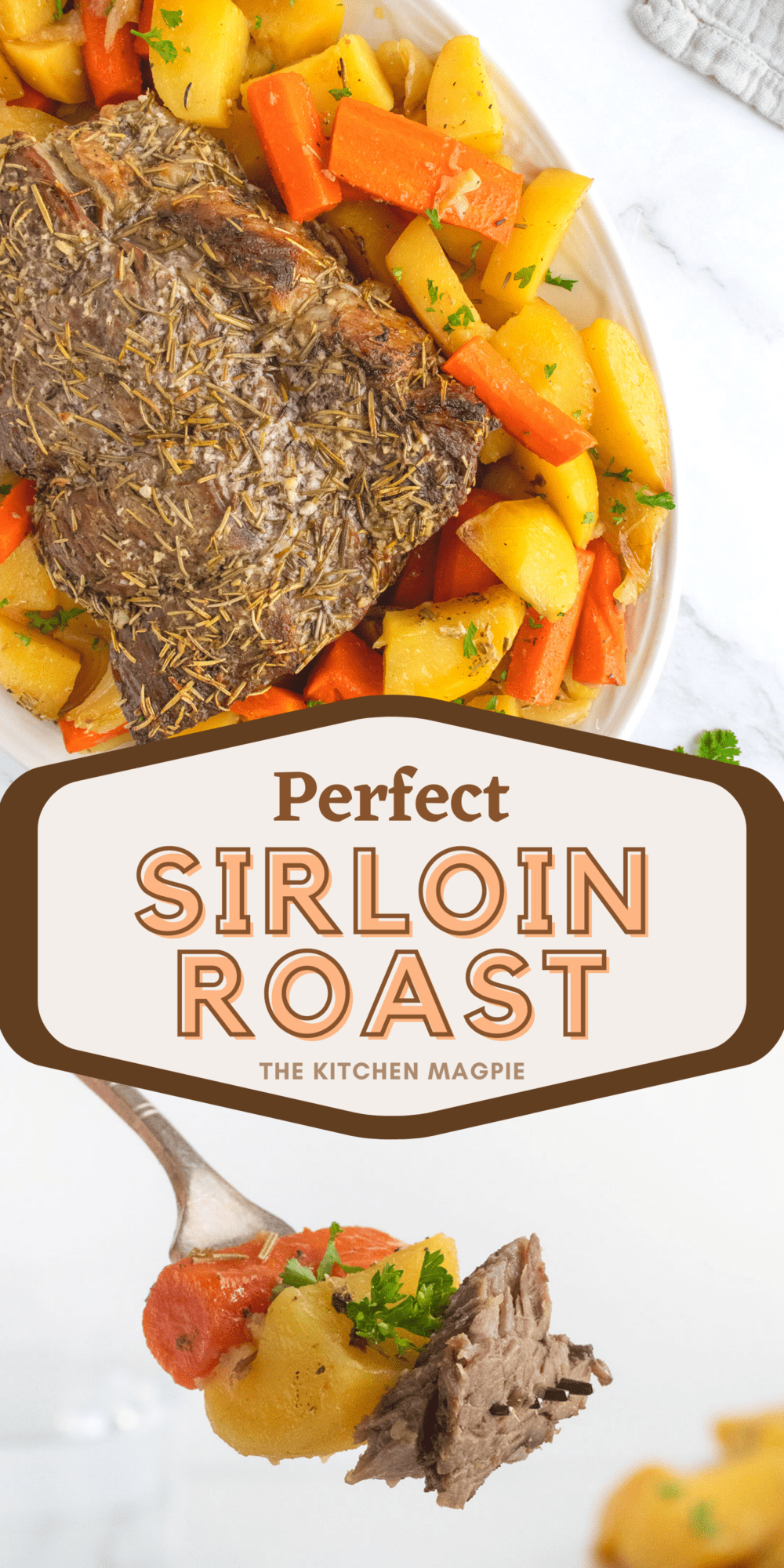 Learning the proper way to cook a top sirloin roast is going to help you turn this cheaper cut of beef into a fabulous family dinner! #topsirloin #roastbeef #recipe