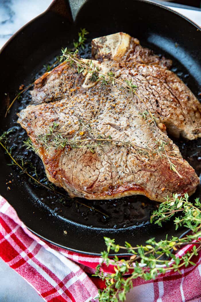 How to Cook a Perfect Porterhouse Steak - The Kitchen Magpie