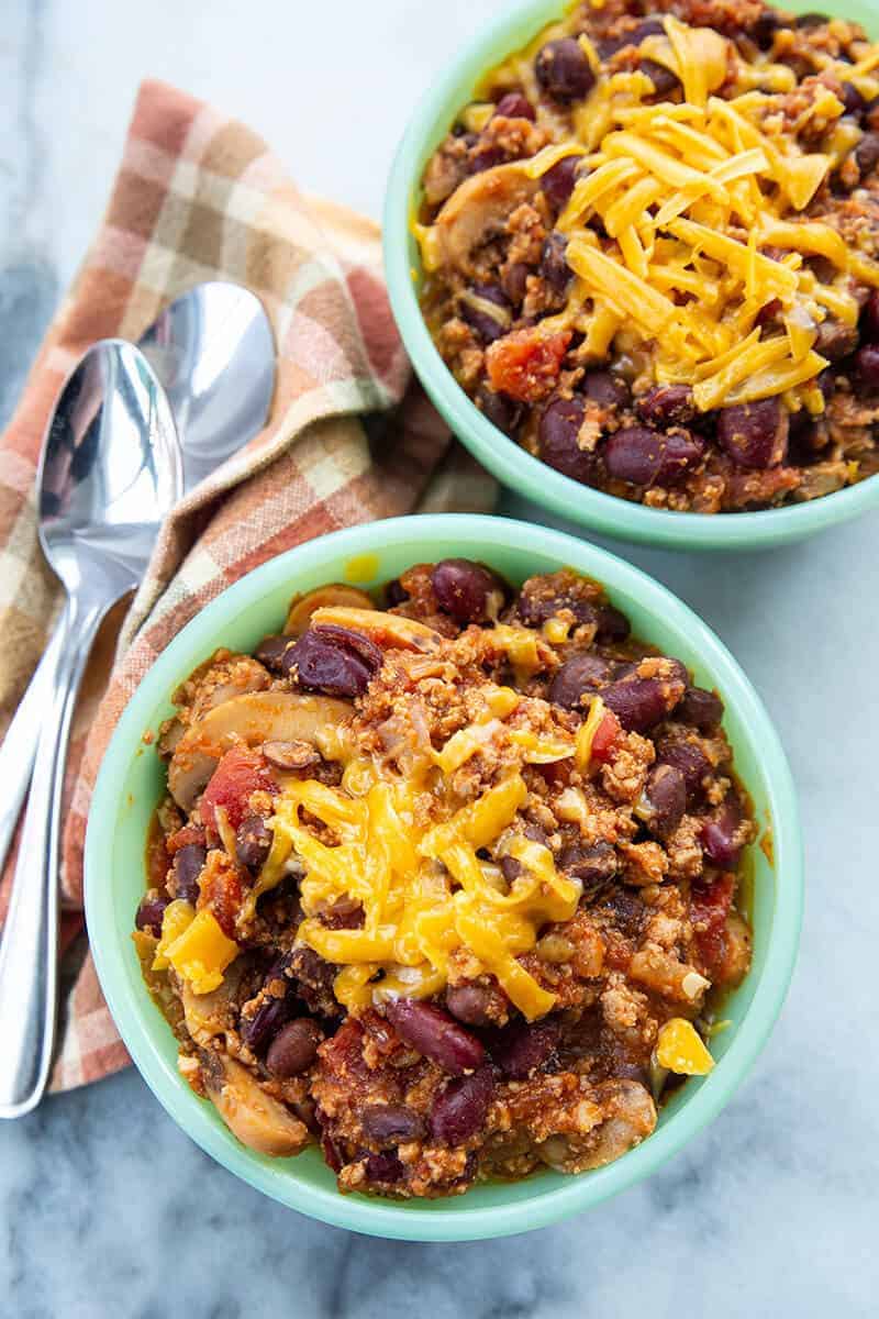 Ground Turkey Chili - The Kitchen Magpie