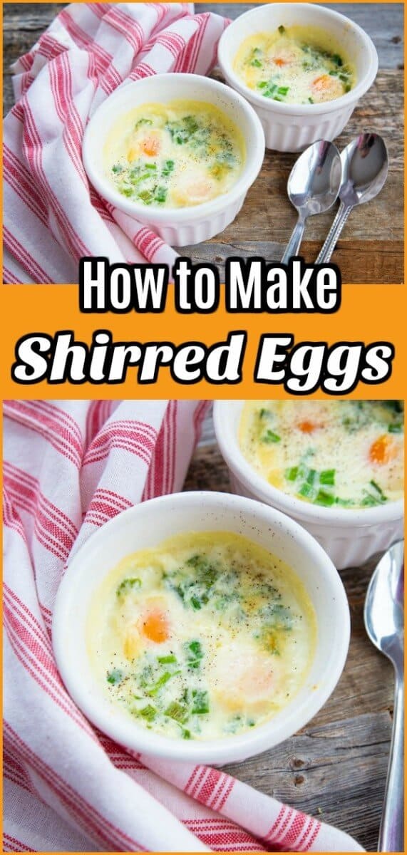 How to Make Shirred Eggs by @KitchenMagpie #eggs #shirred #breakfast #recipe
