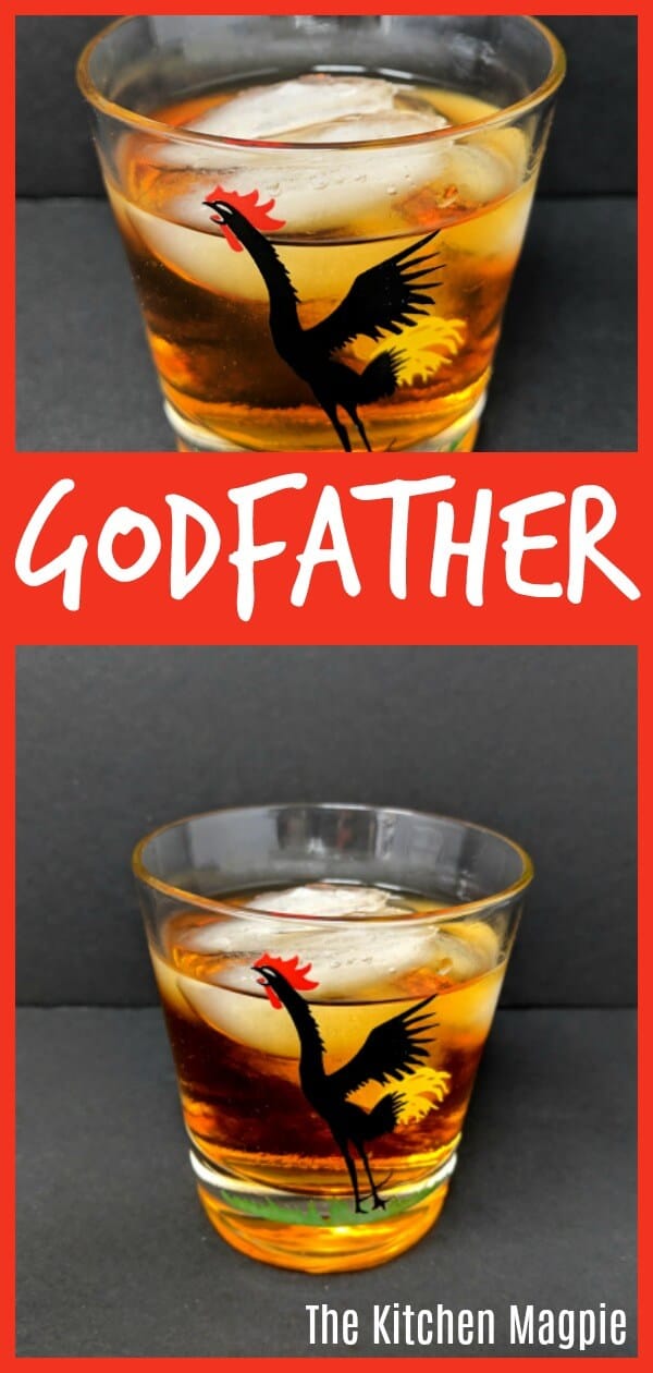 The Deliciously Sweet Godfather Cocktail #cocktail #godfather #amaretto #scotch #whiskey #whisky