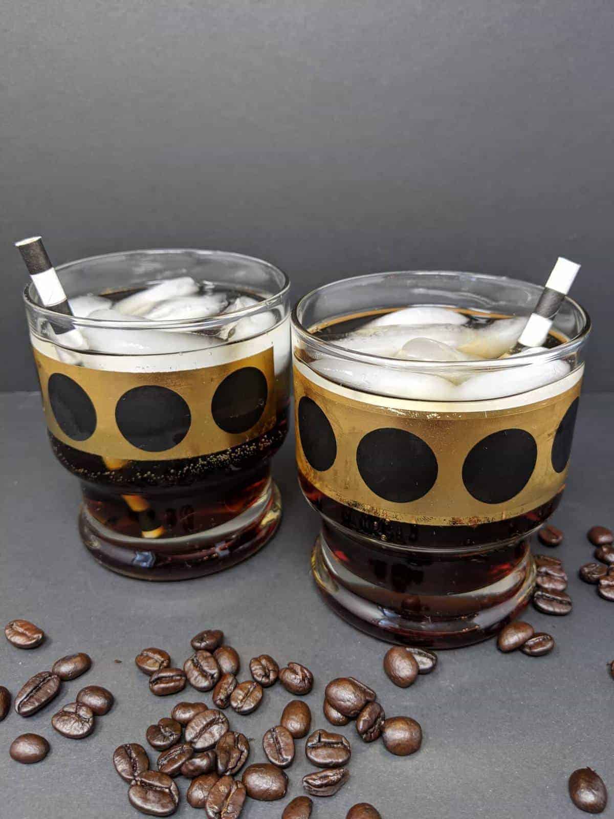 Mind Eraser cocktail in old fashioned glasses
