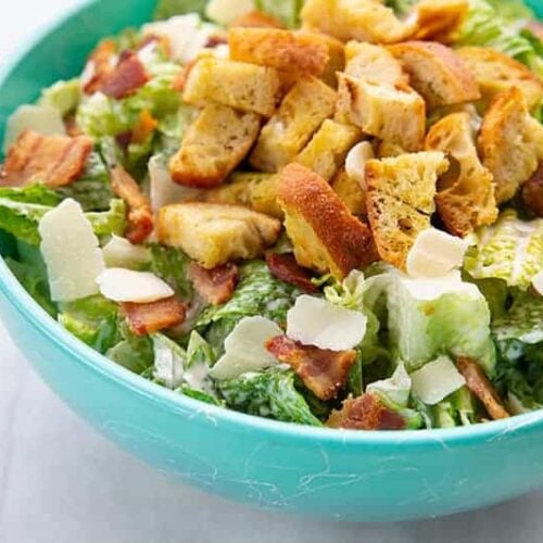 The BEST Homemade Caesar Salad - The Kitchen Magpie