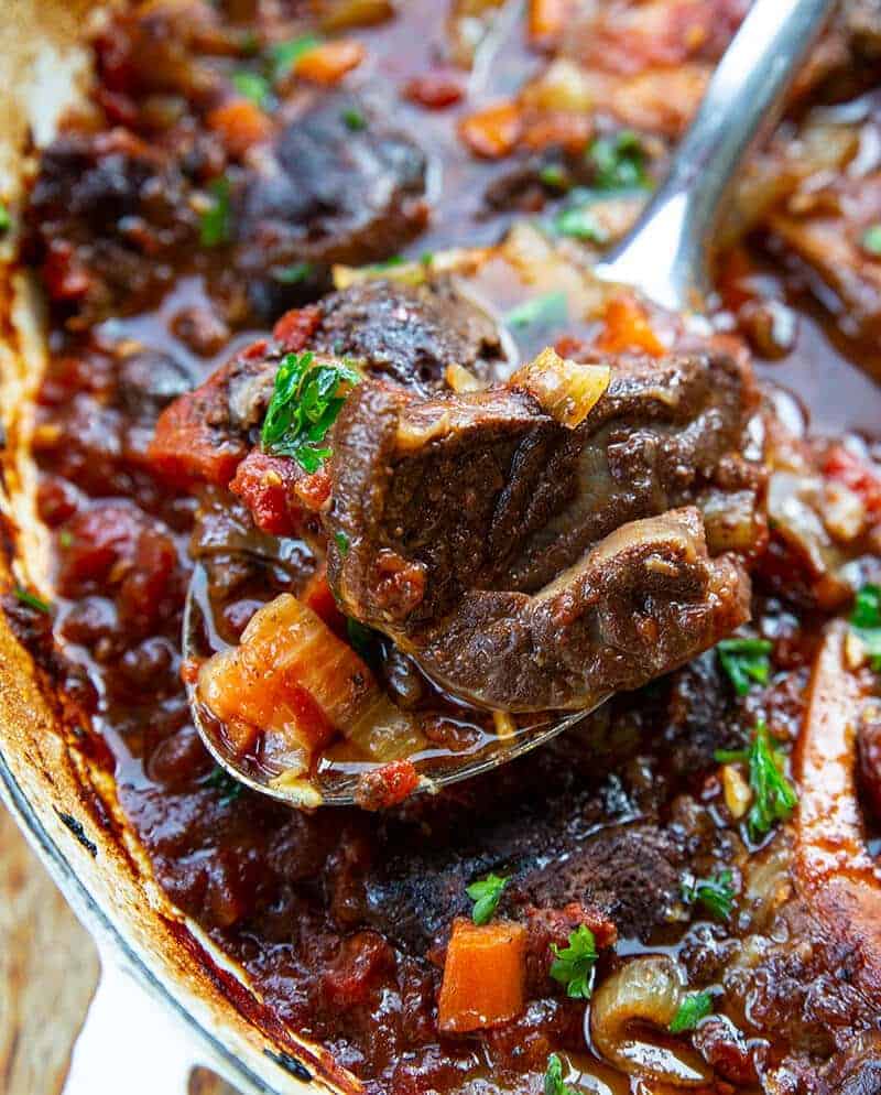 Osso Bucco (Braised Beef Shanks Recipe) - The Kitchen Magpie