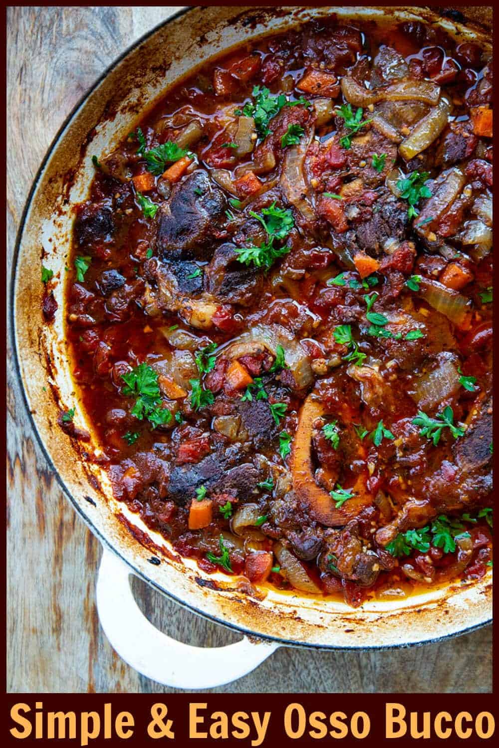 Osso bucco is a delicious tender, flavorful braised beef shank dish that is the perfect way to enjoy this cut of meat. 