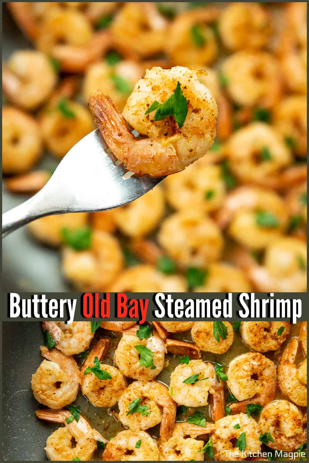 Nothing beats steamed shrimp with Old Bay seasoning! This method of cooking shrimp makes for a fast and easy dinner! #shrimp #oldbay #dinner