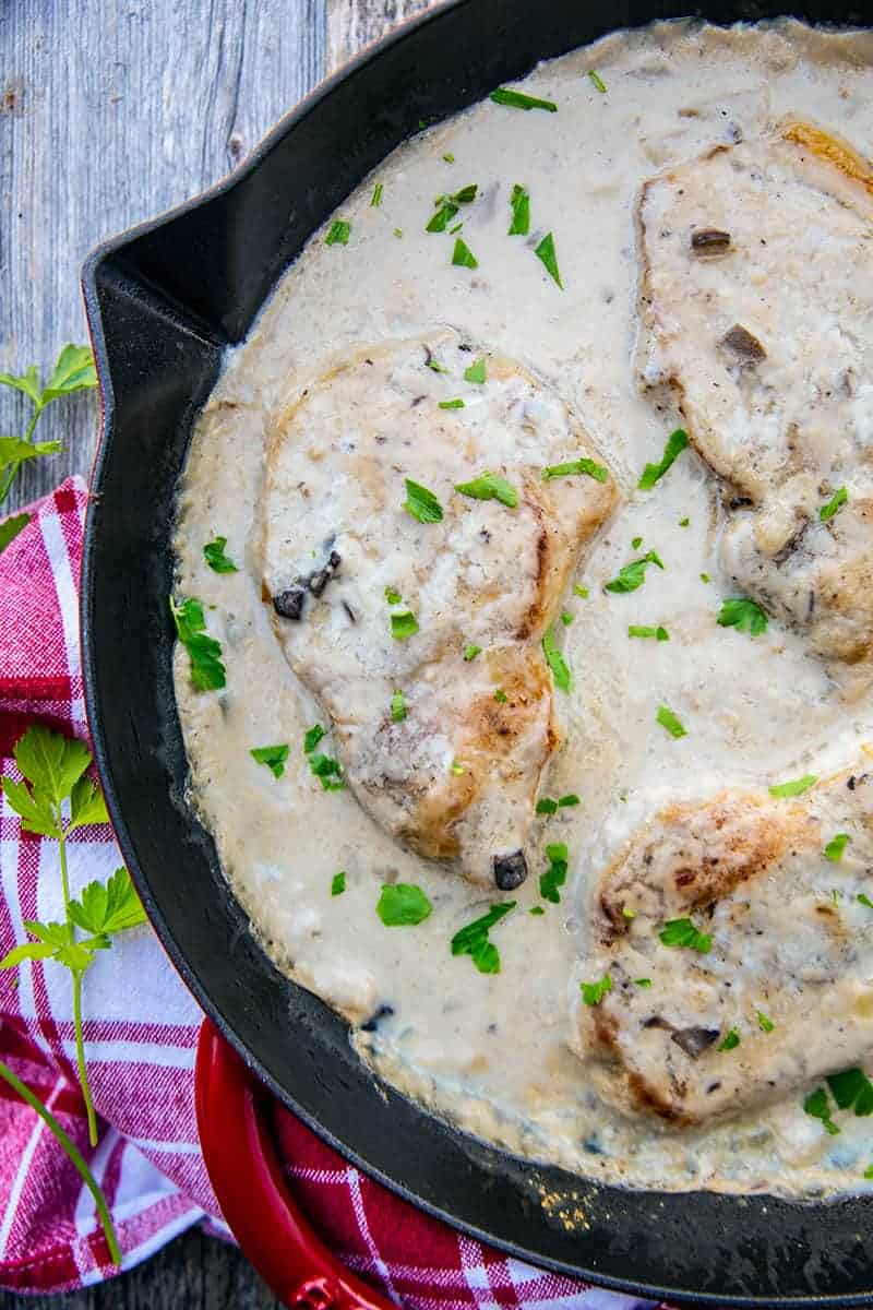 Baked Pork Chops With Cream Of Mushroom Soup The Kitchen Magpie