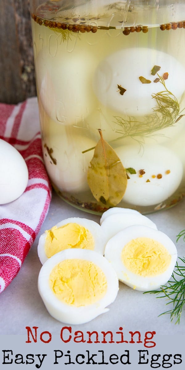 Pickled eggs - either you love them or you hate them! This recipe can be easily customized to be sweeter or more sour depending on your preference. 