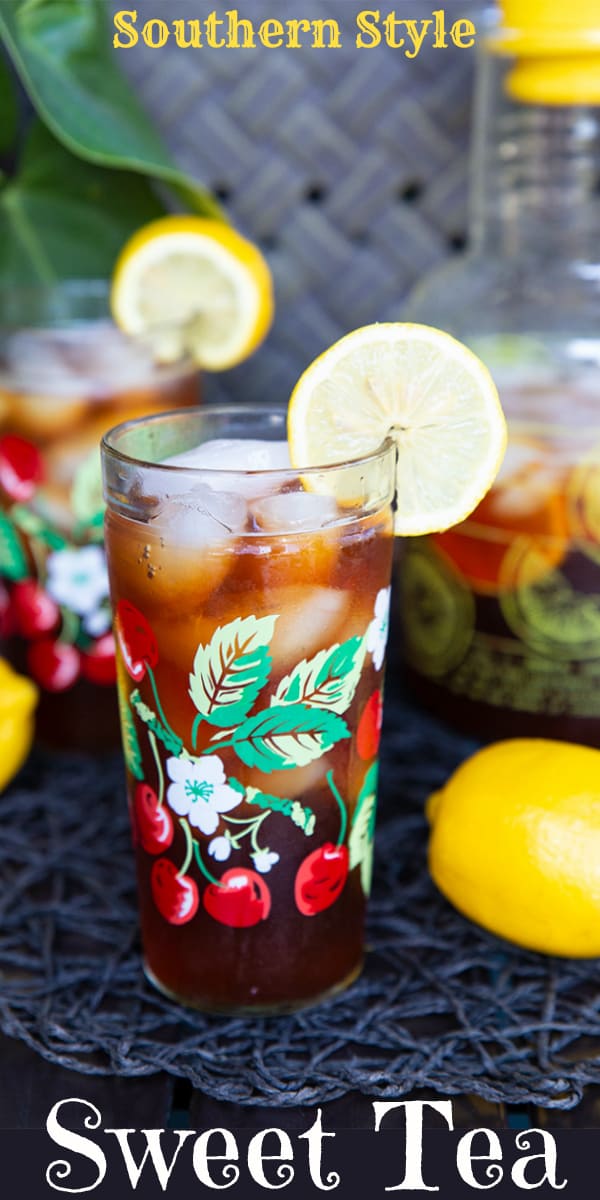 Sweet and perfect for sipping, my trick to making this delicious Southern sweet tea has you drinking it right away - without any refrigeration time! 