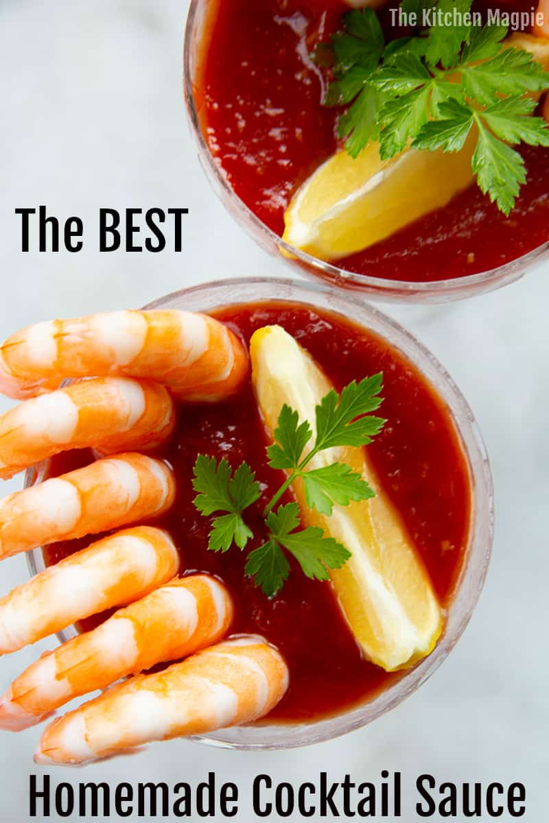 This really is the best homemade cocktail sauce that you can adjust the flavors to your liking! I have tips and tricks to make this low carb as well! #appetizer #shrimp #seafood #dip #recipe