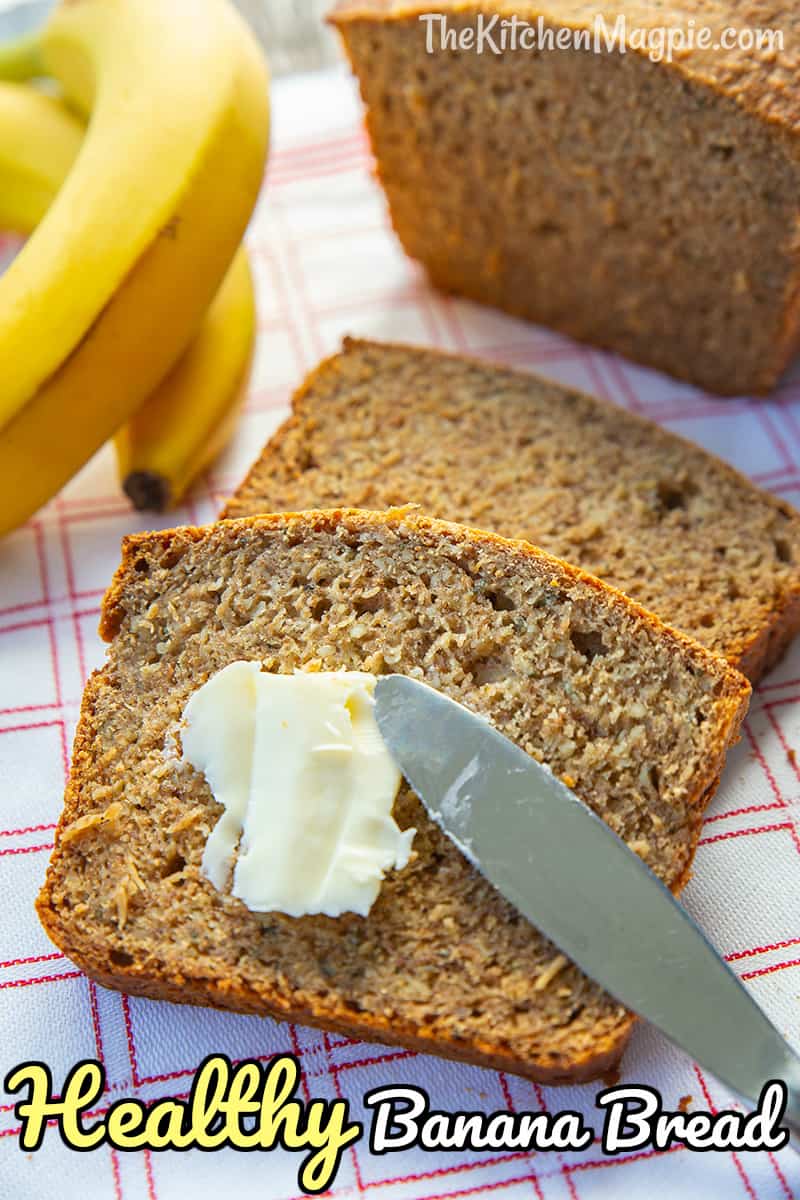 This Healthy Banana Bread is CRAZY healthy - whole wheat flour, no oil, honey for the sweetener and hemp hearts! It has taken me a while to master this recipe so I hope you enjoy the healthiest banana bread with seriously the best texture out there!