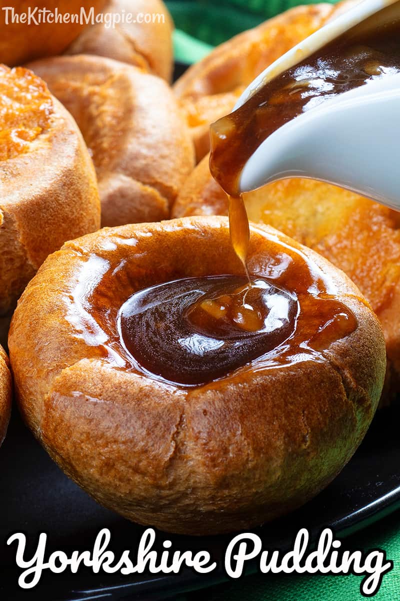 This easy, deliciously mouthwatering traditional Yorkshire pudding recipe is a quintessential British dish, and is perfect for your roast beef and gravy!