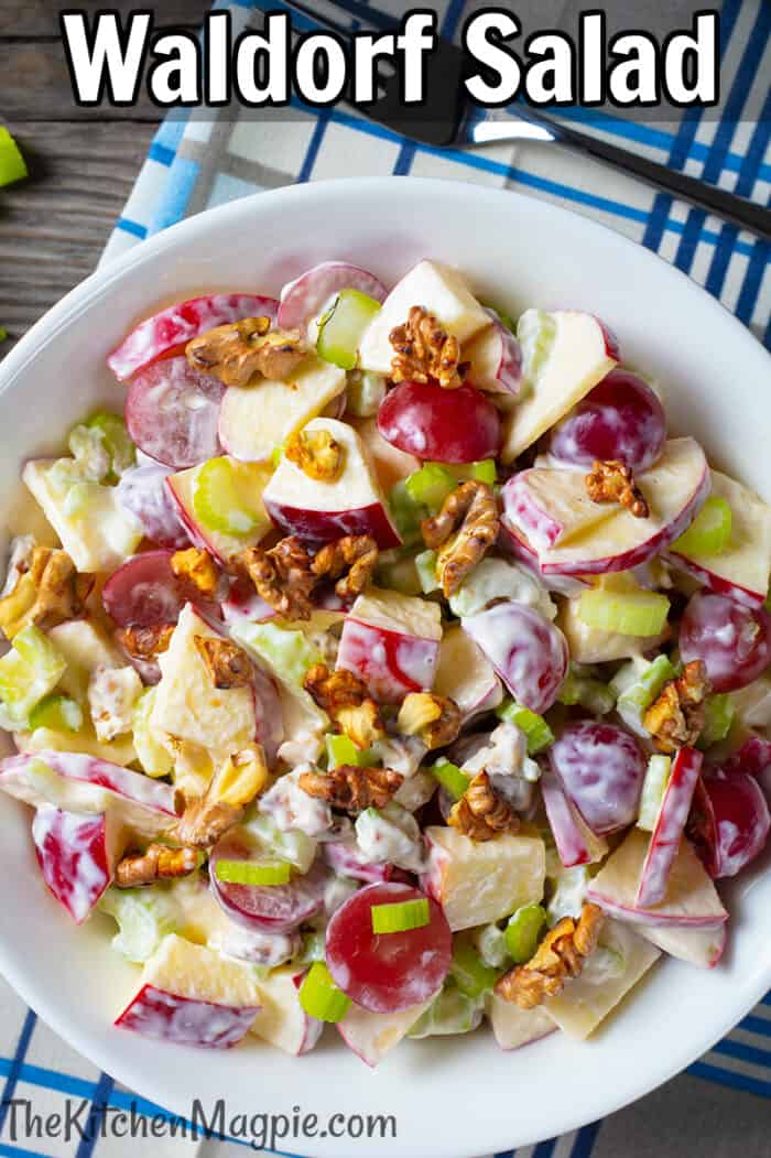 Classic Waldorf Salad The Kitchen Magpie